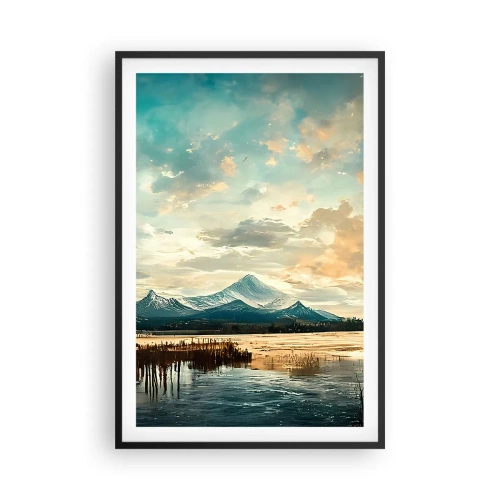 Plakat i sort ramme - Under himlens beskyttelse - 61x91 cm