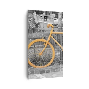 Lærredstryk - Billede på lærred - Gå, jeg venter her - 45x80 cm