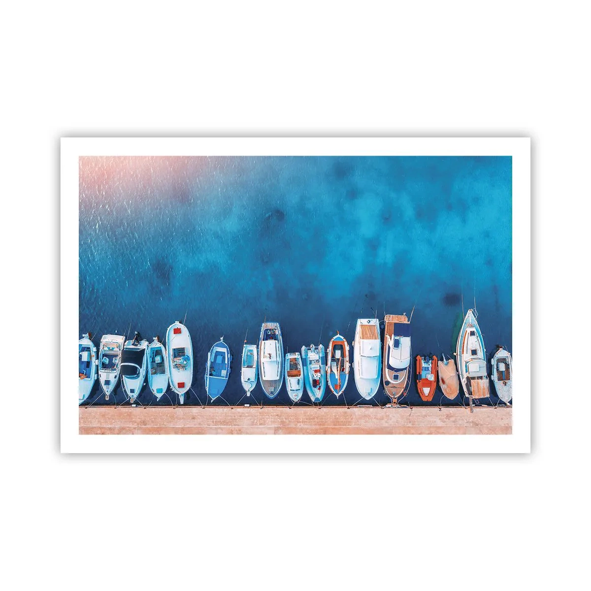 Plakat - I én række - 91x61 cm