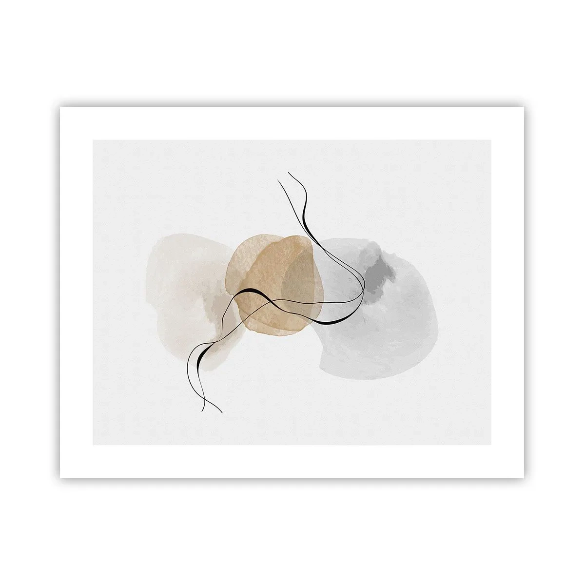 Plakat - Perler i luften - 50x40 cm