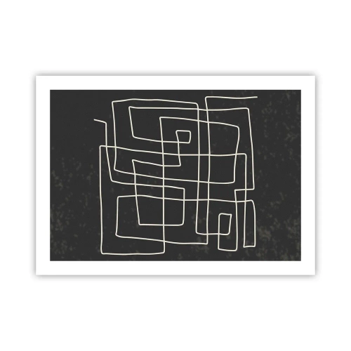 Plakat - Ikke helt så enkel - 70x50 cm