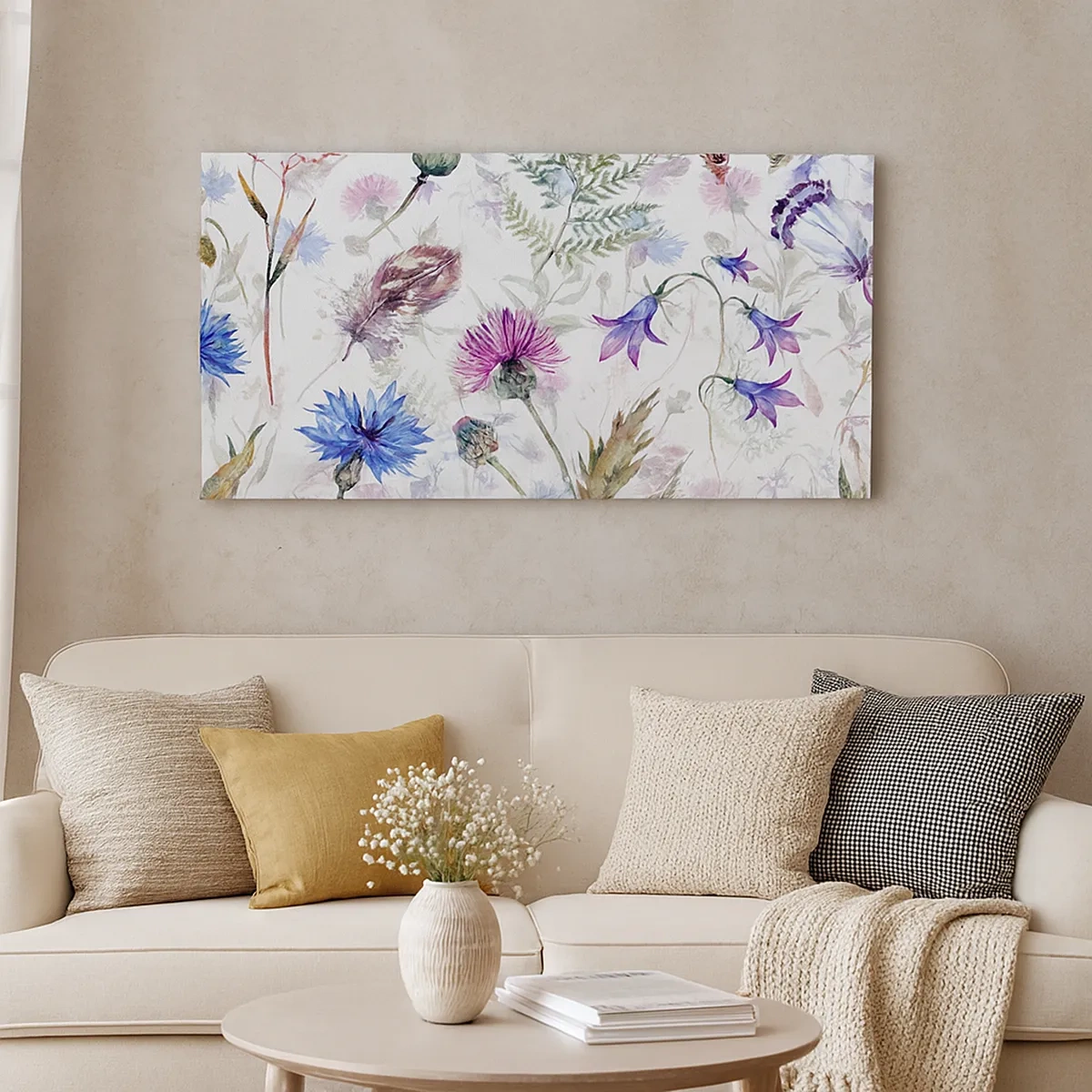 Lærredstryk - Billede på lærred - Polsk herbarium - 30x30 cm