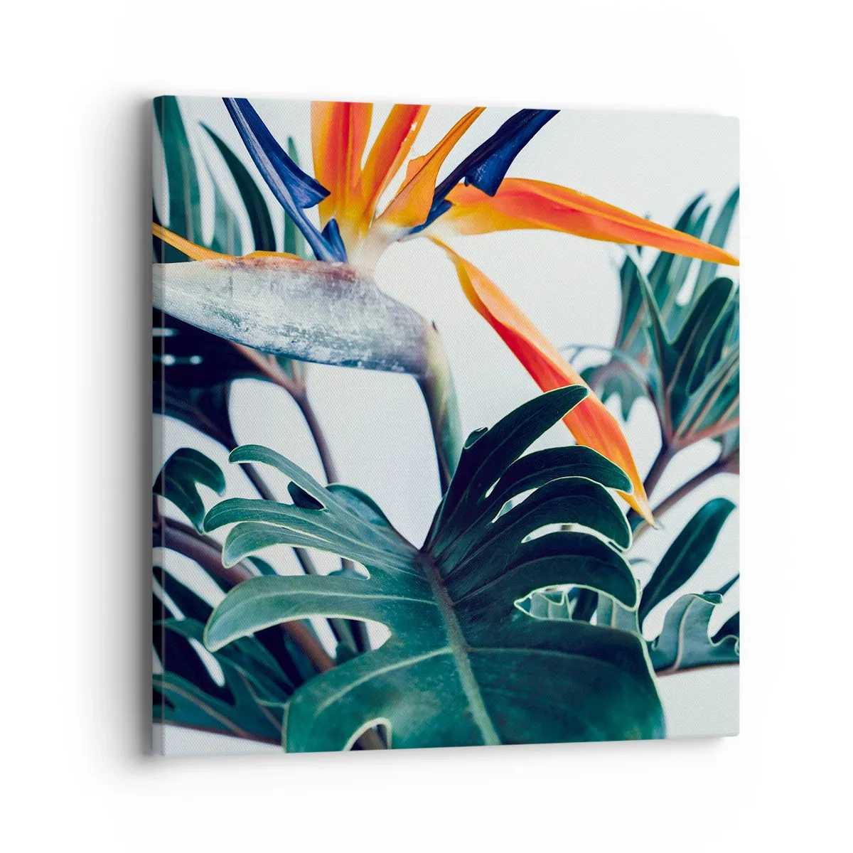 Lærredstryk - Billede på lærred - Fuglebur - 40x40 cm