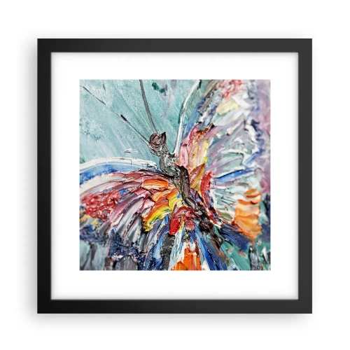 Plakat i sort ramme - Malet af naturen - 30x30 cm