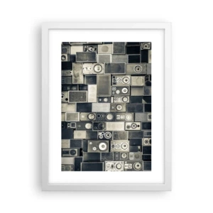 Plakat i hvid ramme - Og alt er i orden - 30x40 cm