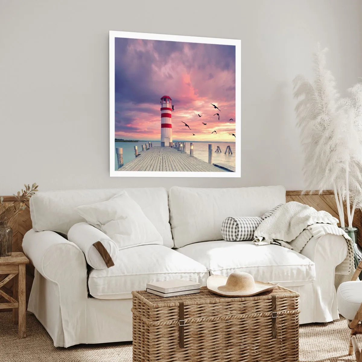 Plakat - Det er tid til havnen - 40x40 cm