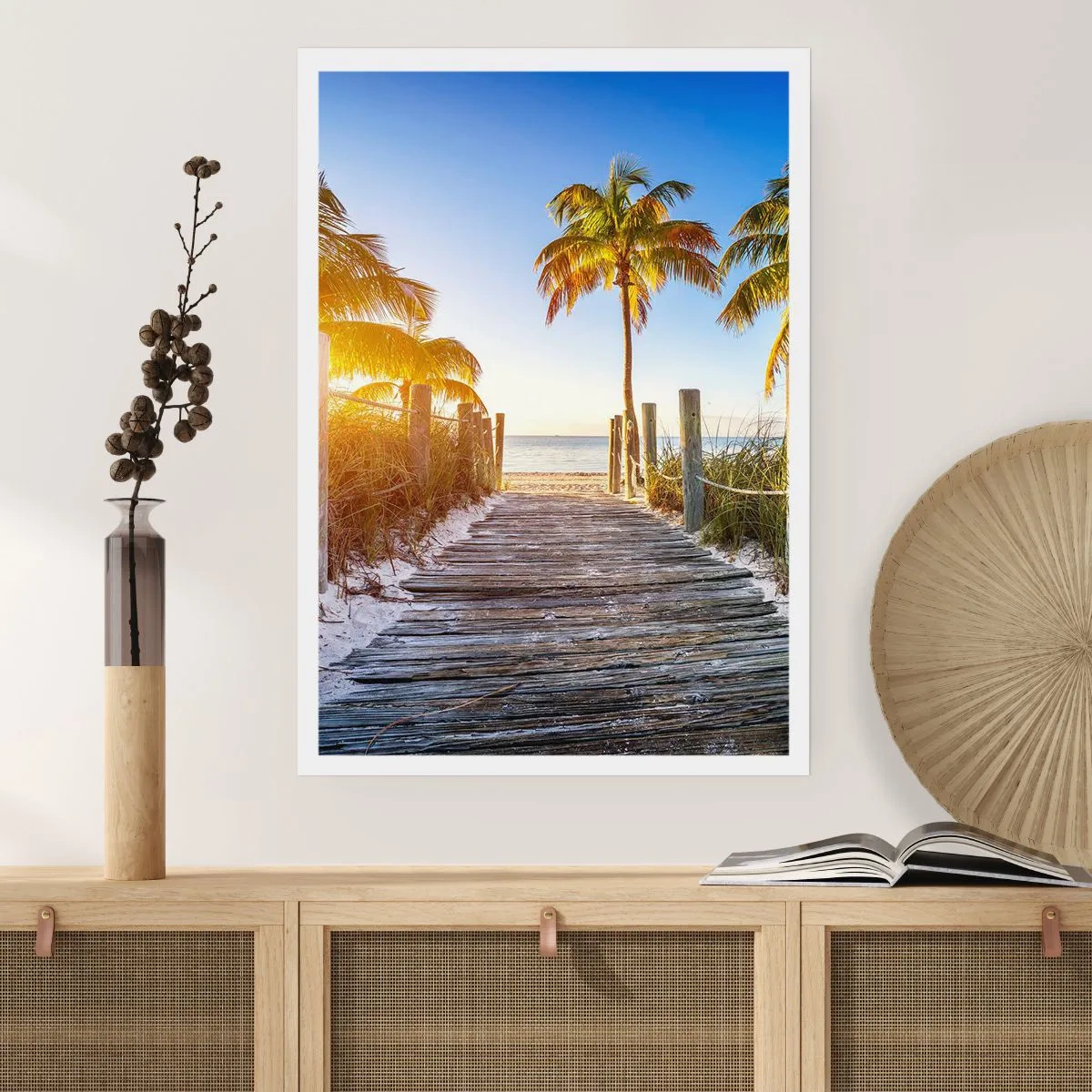 Plakat - Direkte til paradis - 70x100 cm