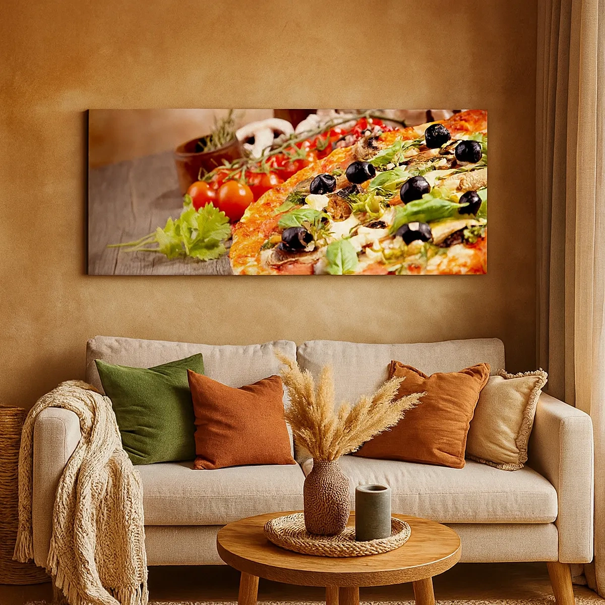 Lærredstryk - Billede på lærred - Af tellurholdige bestanddele - 30x30 cm