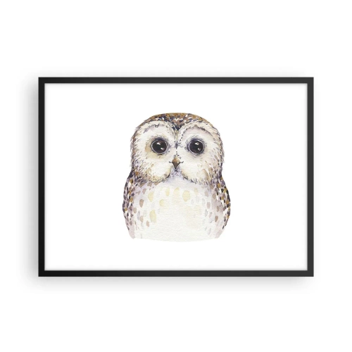 Plakat i sort ramme - Se mig i øjnene - 70x50 cm