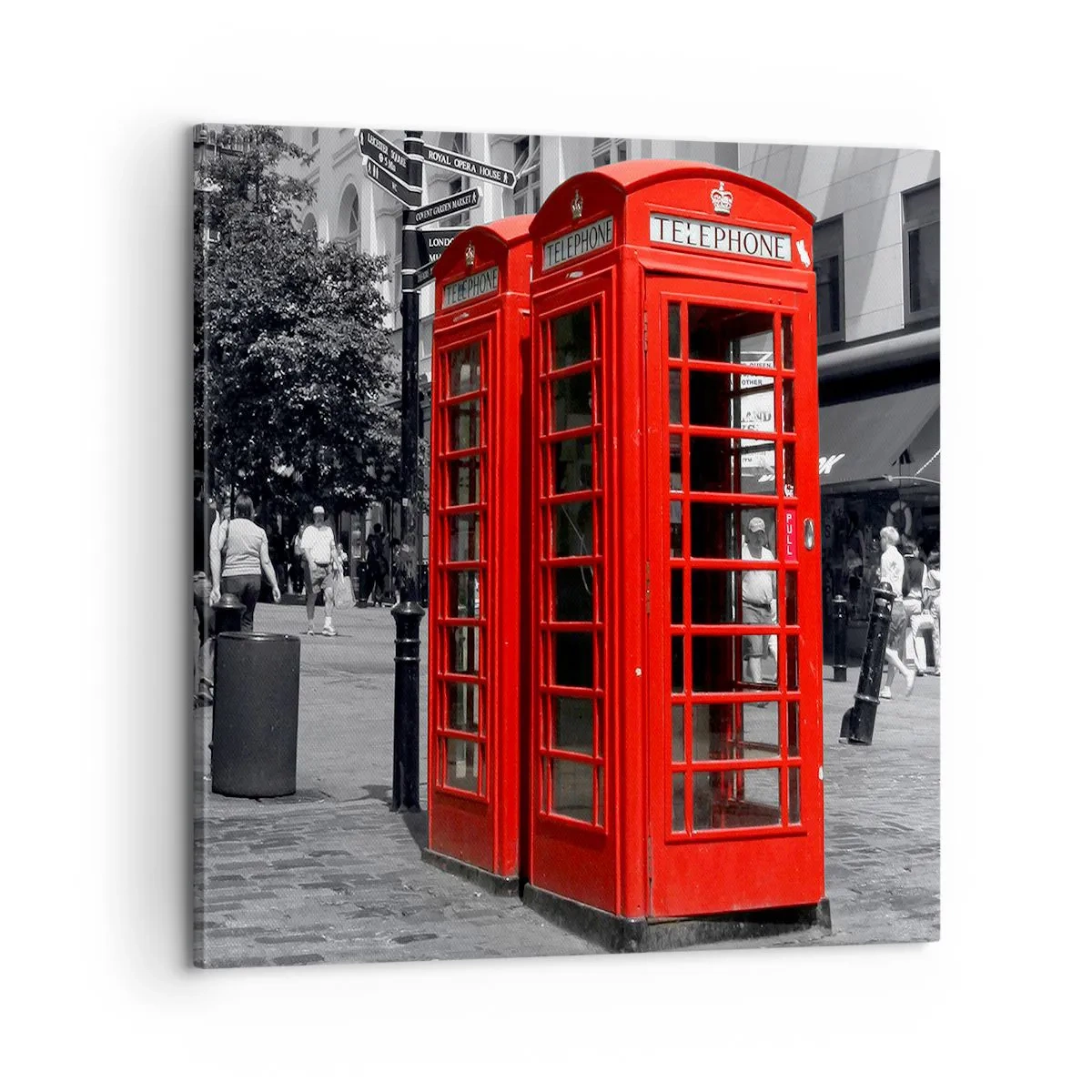 Lærredstryk - Billede på lærred - , - 60x60 cm