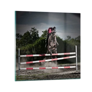 Billede på glas - Sammen om sejren - 60x60 cm