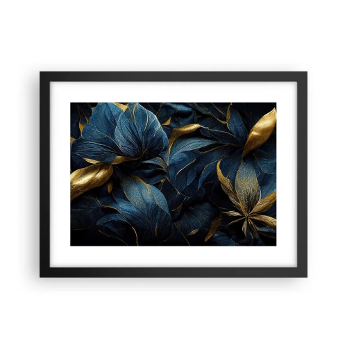 Plakat i sort ramme - Foret med guld - 40x30 cm