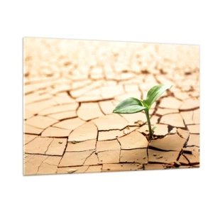 Billede på glas - Den ukuelige livskraft - 120x80 cm