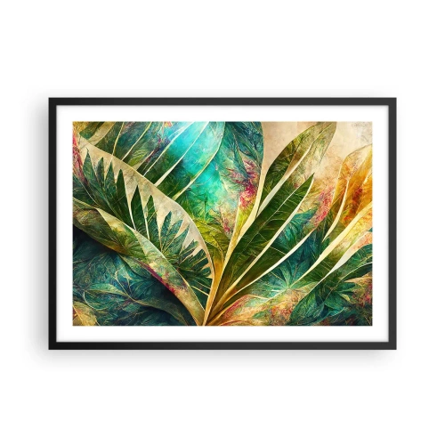 Plakat i sort ramme - Farver fra troperne - 70x50 cm