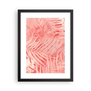 Plakat i sort ramme - Lyserødt koncept - 30x40 cm