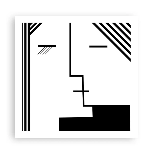 Plakat - Bare et kys - 60x60 cm