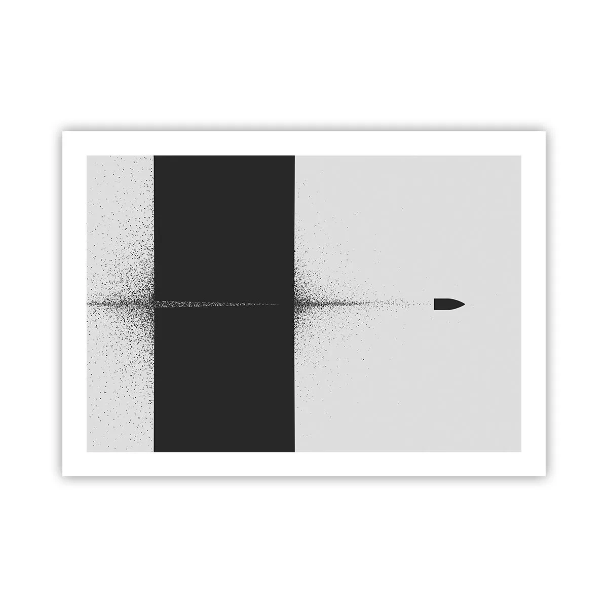 Plakat - Lige til sagen - 70x50 cm