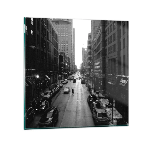 Billede på glas - Endnu en dag som hver dag - 60x60 cm