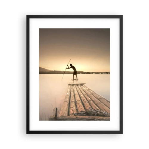 Plakat i sort ramme - Før du hviler - 40x50 cm