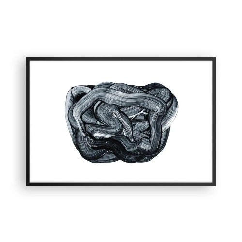 Plakat i sort ramme - Så enkelt er det ikke - 91x61 cm