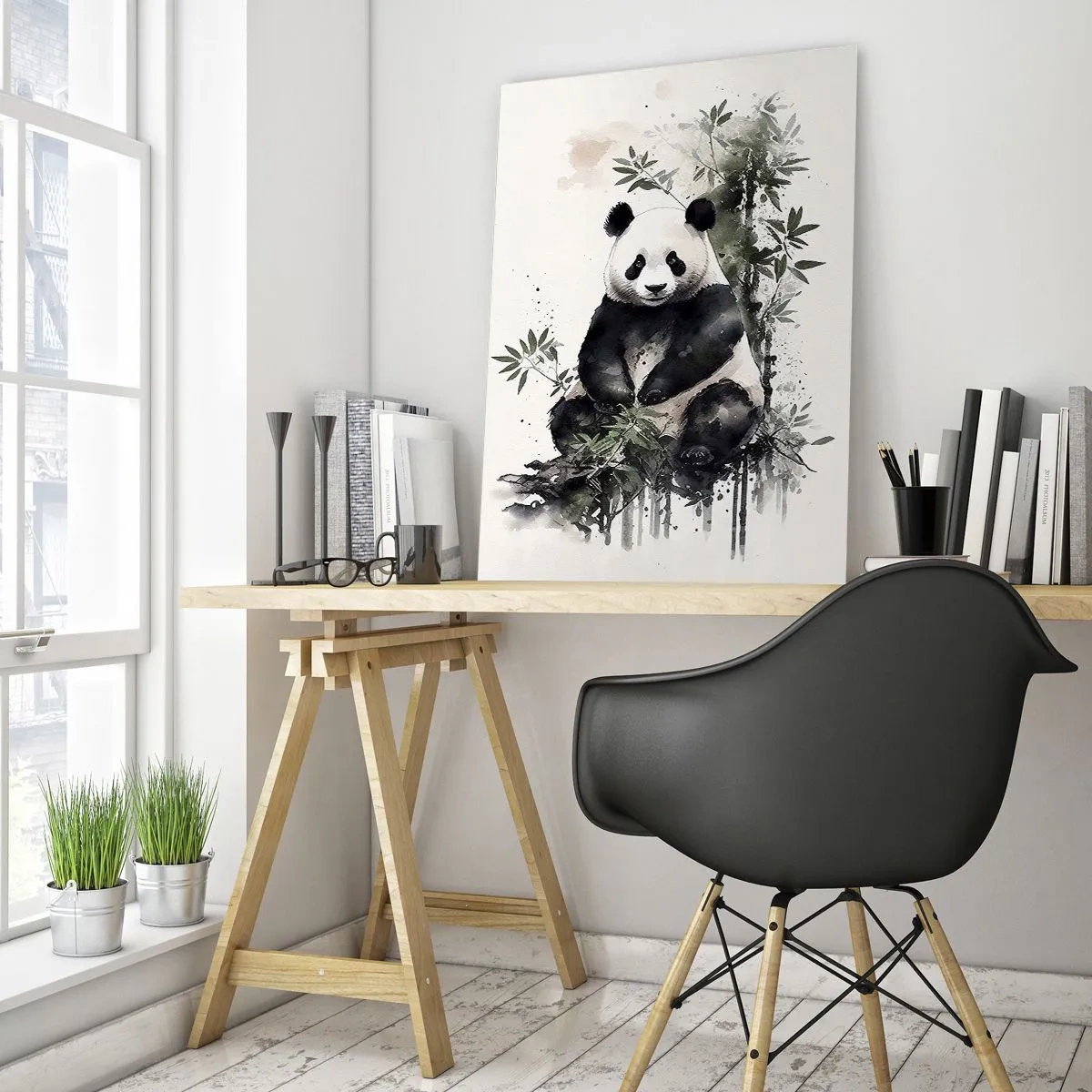 Billede på glas - Hilsner fra Kina - 50x70 cm