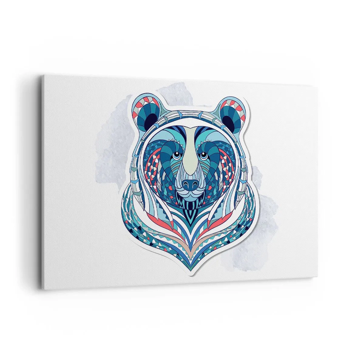 Lærredstryk - Billede på lærred - Eviva Grønland! - 120x80 cm