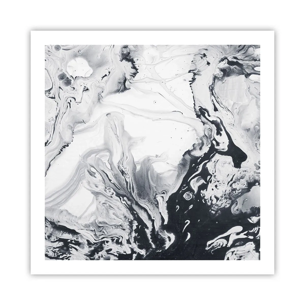 Plakat - Jordens indre - 60x60 cm