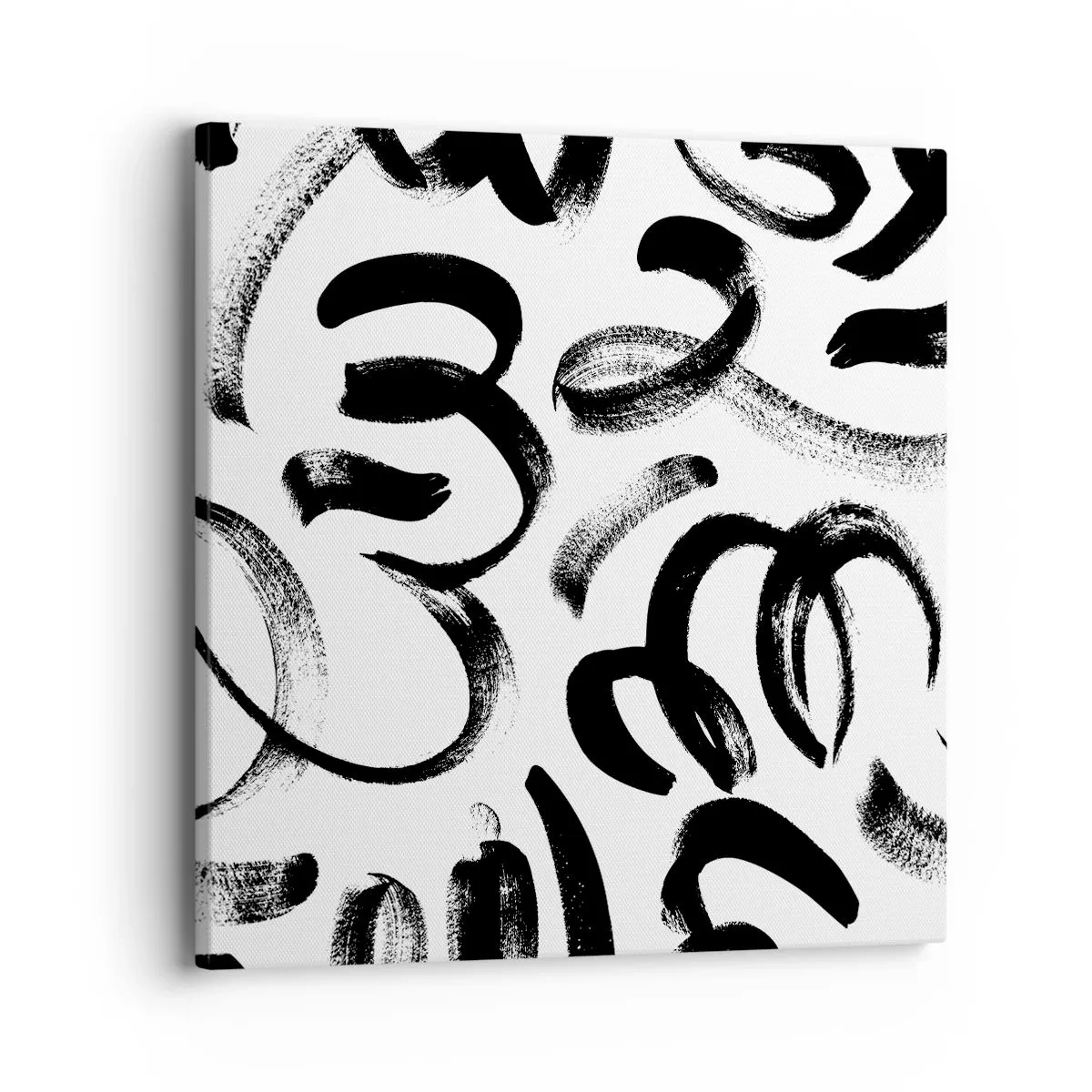 Lærredstryk - Billede på lærred - I sort og hvidt - 40x40 cm