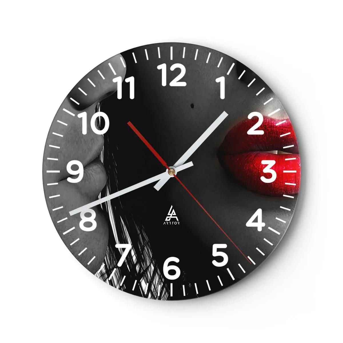 Vægur, Uret - Ansigt til ansigt - 40x40 cm