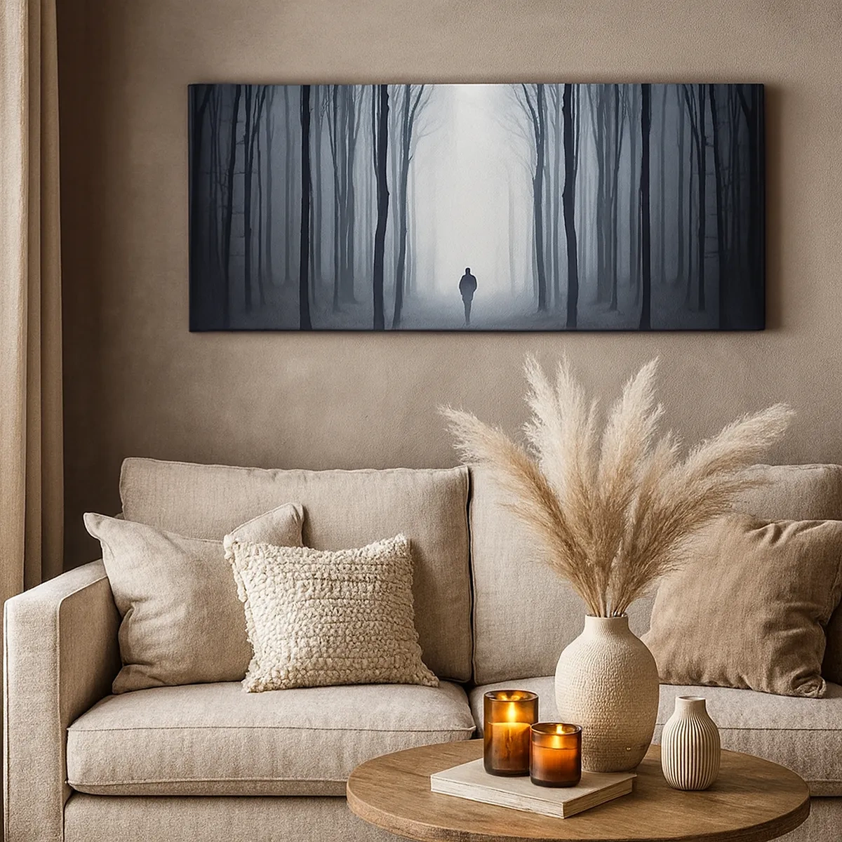 Lærredstryk - Billede på lærred - Og alt sammen ganske enkelt - 30x30 cm