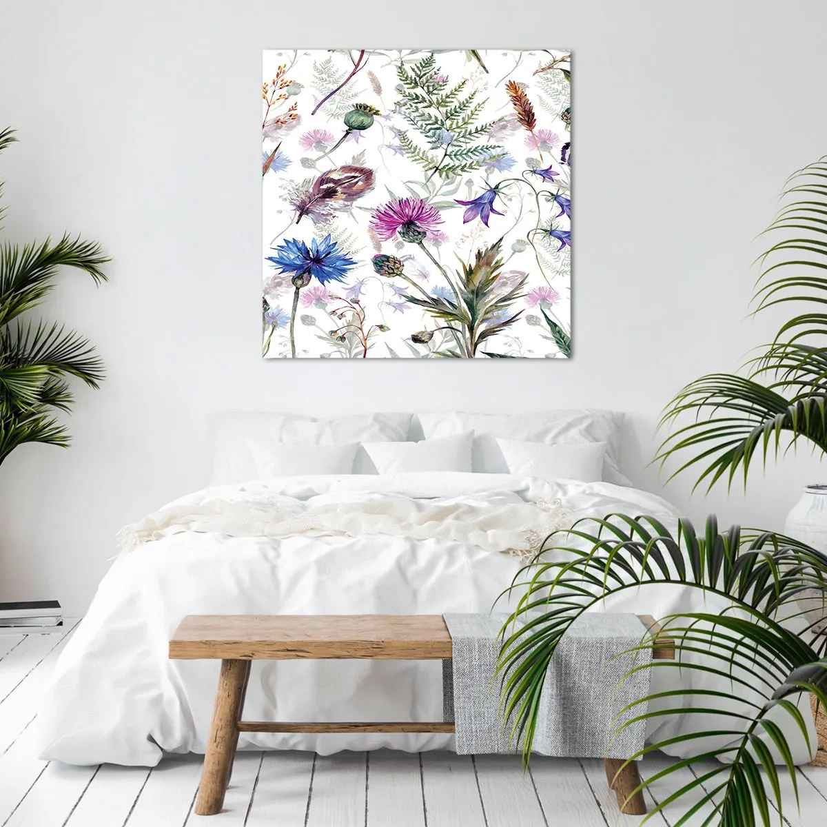 Lærredstryk - Billede på lærred - Polsk herbarium - 30x30 cm