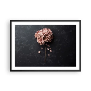 Plakat i sort ramme - Et virkelig romantisk tegn - 70x50 cm