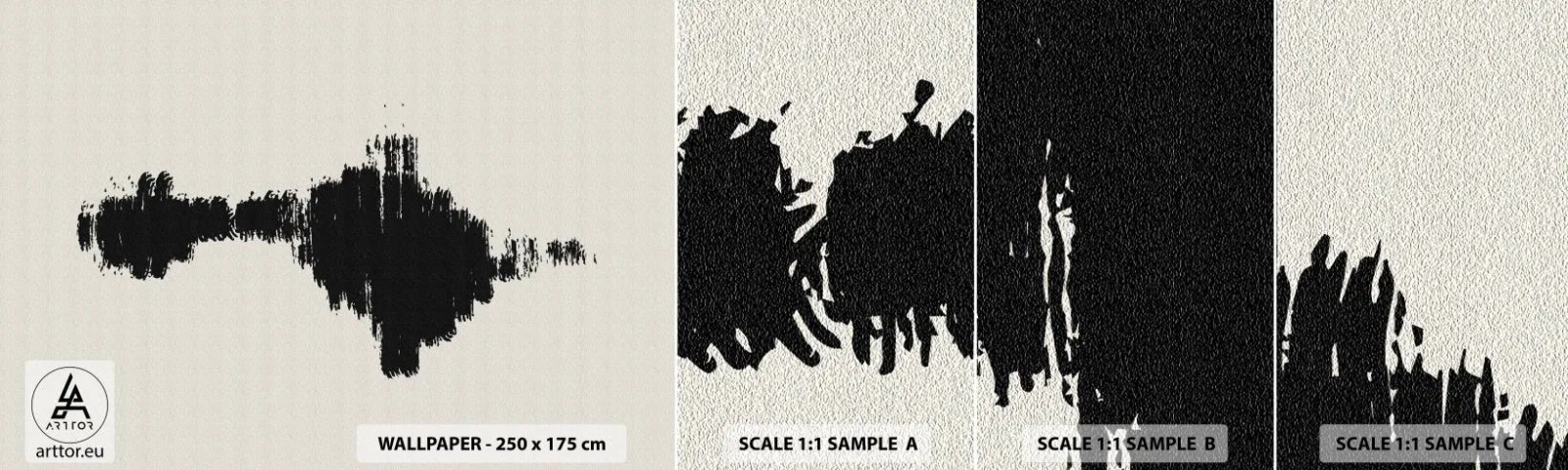 Fototapet Prøve Standard Eco - Fantasiens vibrationer - Nutidige, Abstraktion, skandinavisk - 100x30 cm