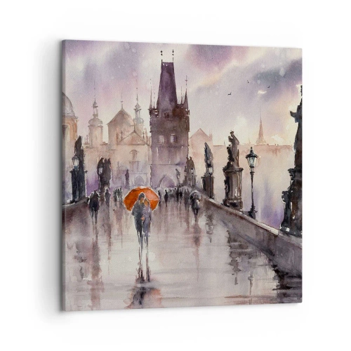 Lærredstryk - Billede på lærred - Folk forandrer sig ikke - 50x50 cm