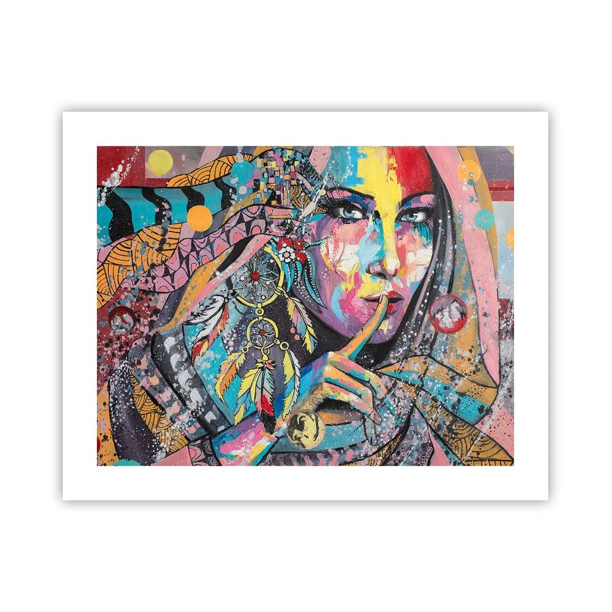 Plakat - Vær tavs, indtil du forstår - 50x40 cm