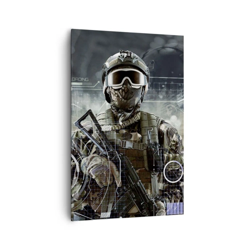 Lærredstryk - Billede på lærred - Magt til potens - 80x120 cm