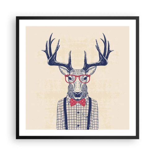 Plakat i sort ramme - Et underholdende ekstravaganza - 60x60 cm