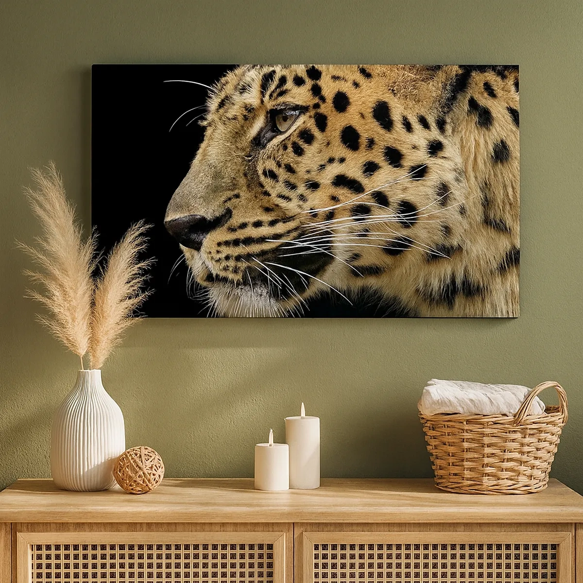 Lærredstryk - Billede på lærred - Rolig, fokuseret, klar - 30x30 cm