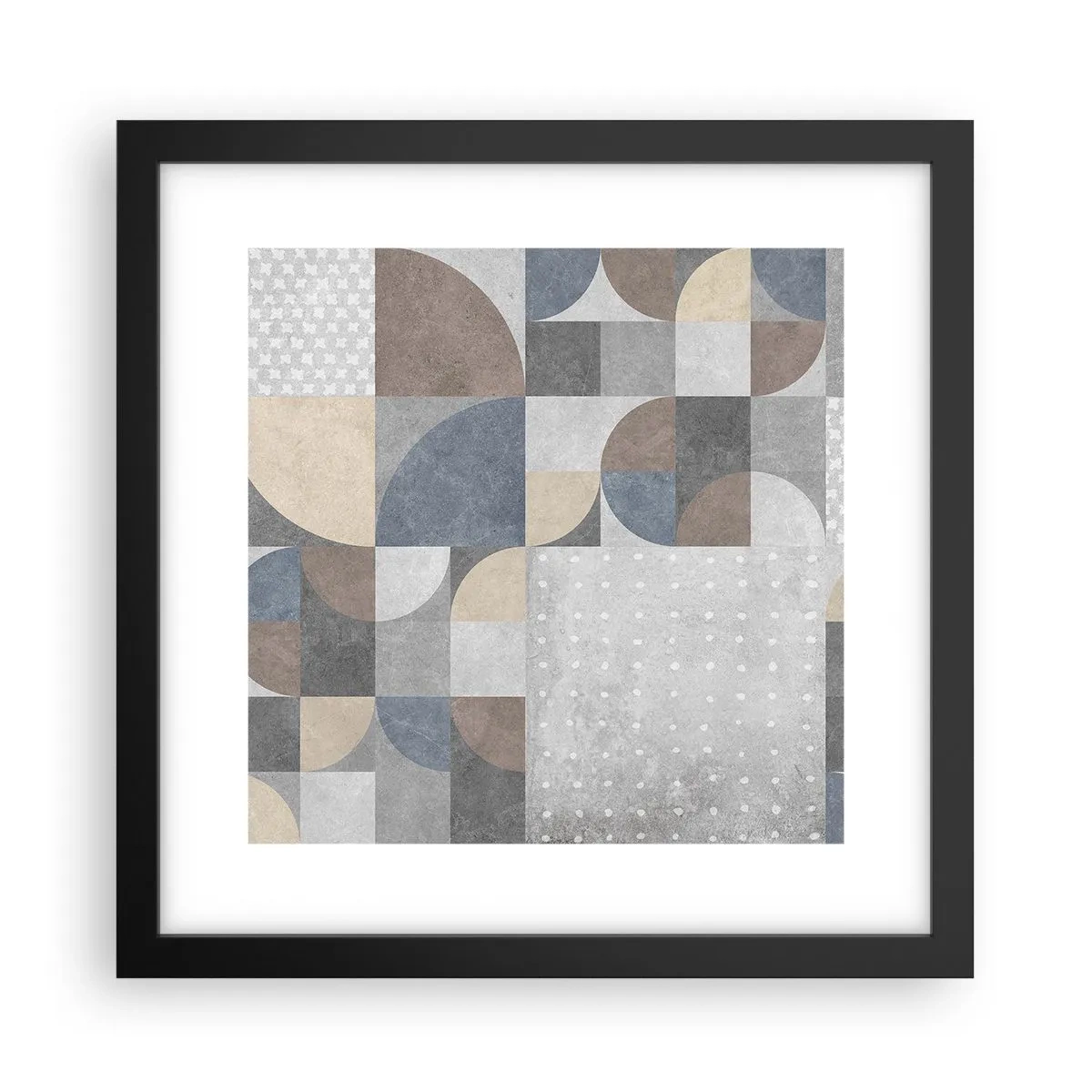 Plakat i sort ramme - Keramisk fantasi - 30x30 cm