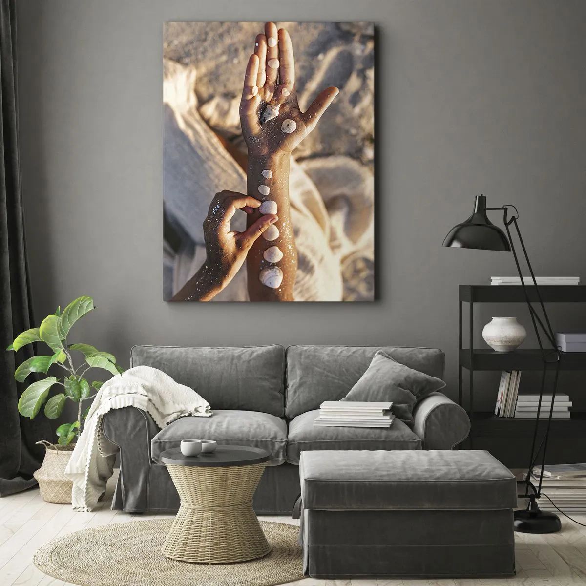 Lærredstryk - Billede på lærred - Skønhed inden for rækkevidde - 50x70 cm