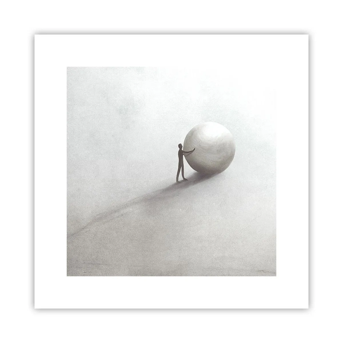 Plakat - Livets spil - 30x30 cm