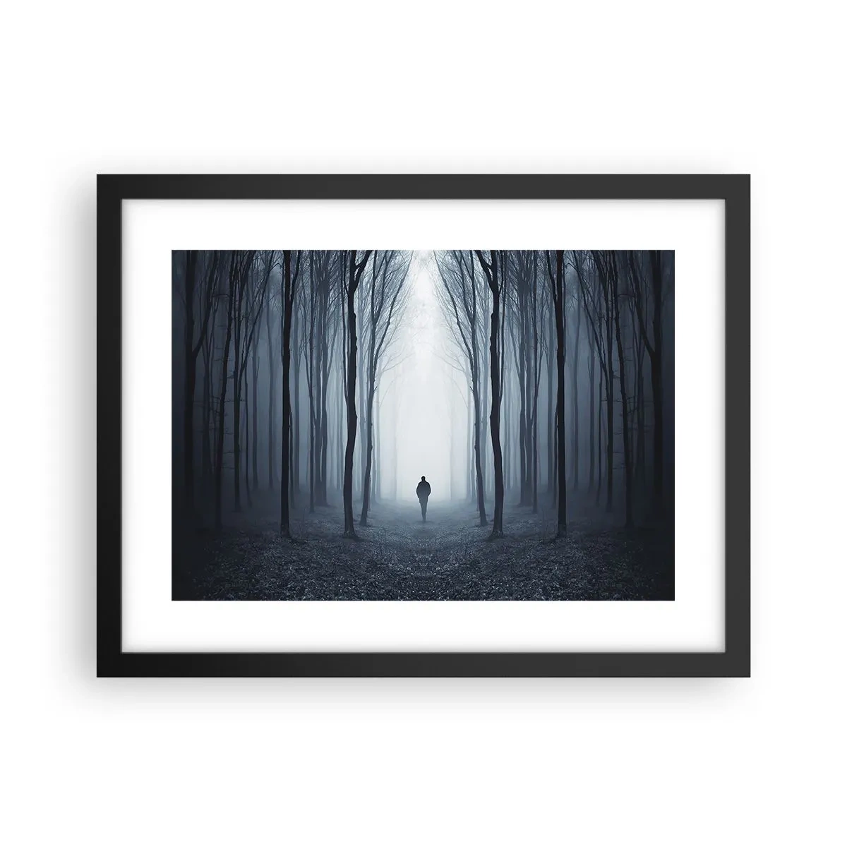 Plakat i sort ramme - Og alt sammen ganske enkelt - 40x30 cm