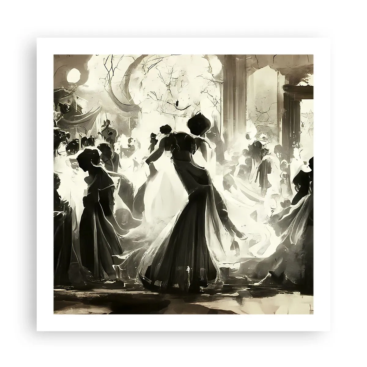 Plakat - Den store maskerade - 60x60 cm