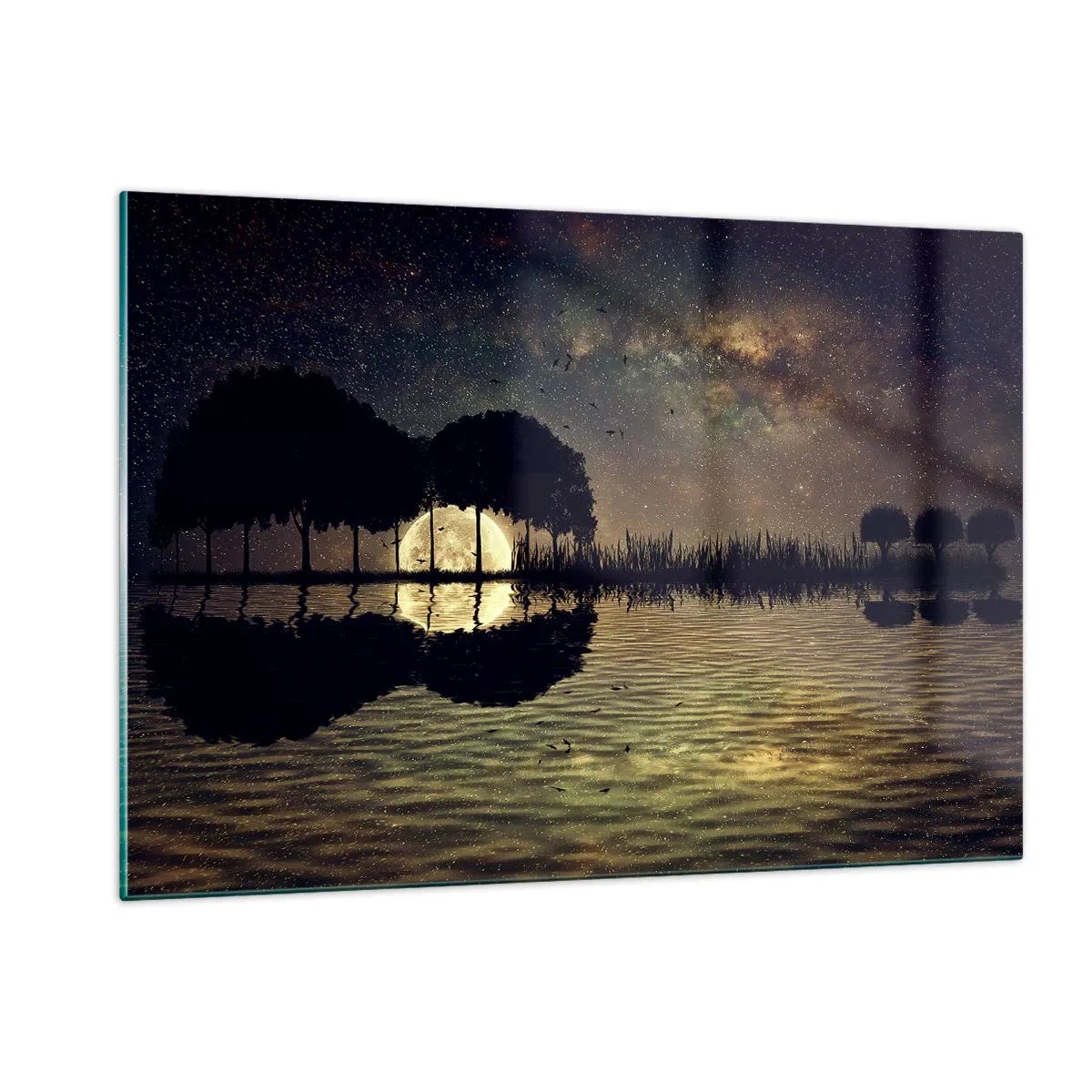Billede på glas - En nat på kanten af verden - 120x80 cm