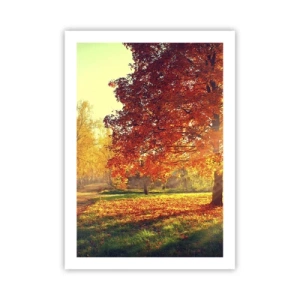 Plakat - Rød er smuk - 50x70 cm