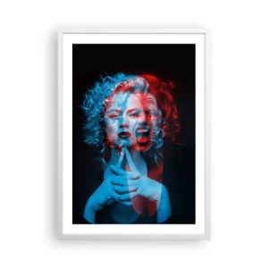 Plakat i hvid ramme - Alter ego - 50x70 cm