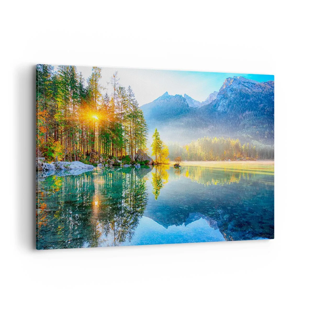 Lærredstryk - Billede på lærred - Majestæt og sødme - 120x80 cm