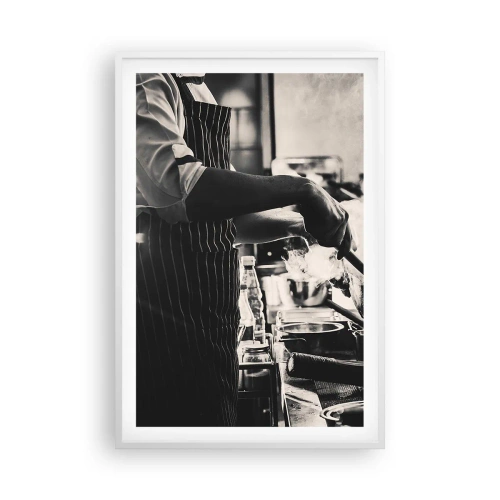 Plakat i hvid ramme - Smagernes alkymi - 61x91 cm