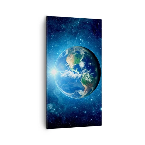 Lærredstryk - Billede på lærred - Vi er i himlen - 55x100 cm