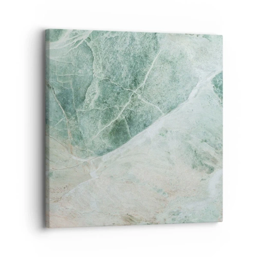 Lærredstryk - Billede på lærred - Den ædle kølighed af sten - 30x30 cm
